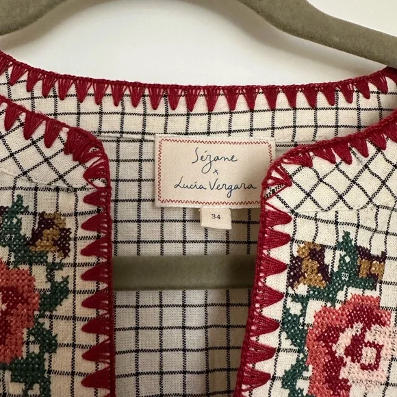 Sezane x Lucia Vergara Carminda Blouse - Picture 4 of 6